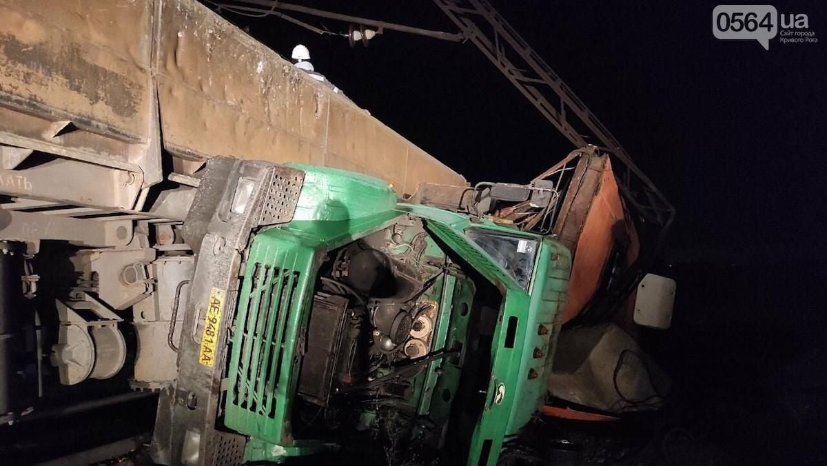 Грузовик с людьми и поезд столкнулись в Кривом Роге, есть пострадавшие Грузовик с людьми и поезд столкнулись в Кривом Роге, есть пострадавшие