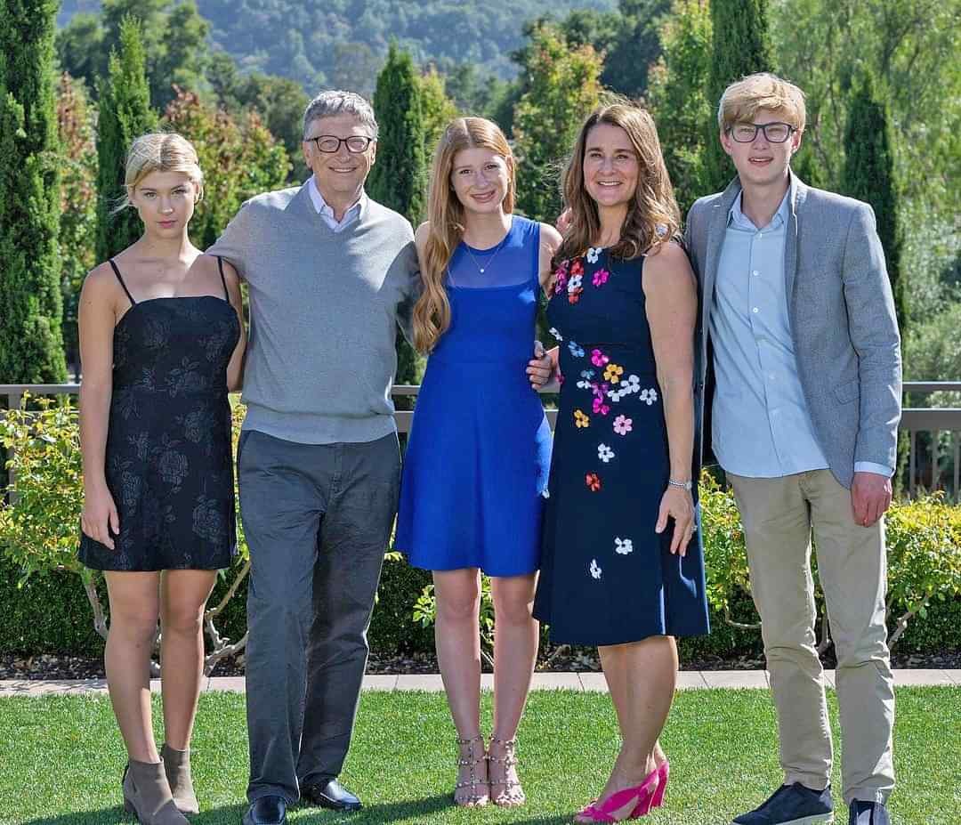Білл Гейтс зі своєю сім'єю