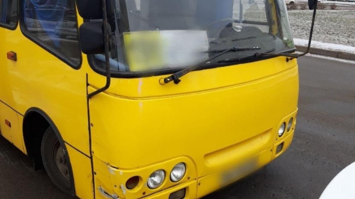 В Киеве поймали нетрезвого водителя неисправной маршрутки