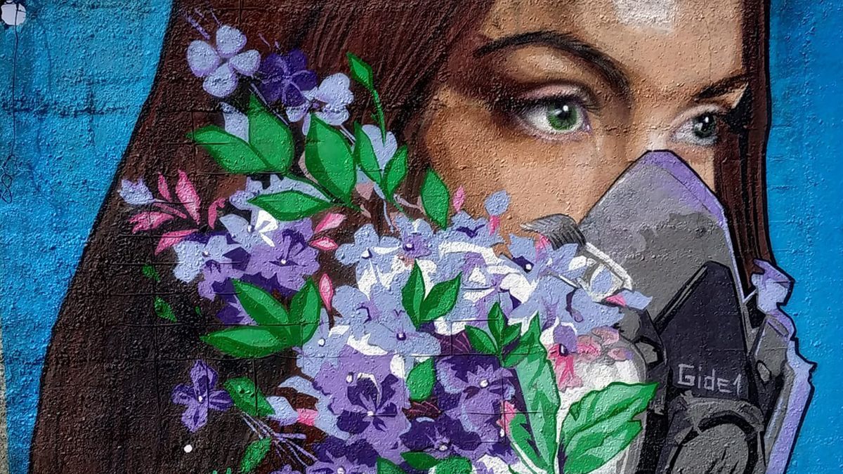 У Києві з’явився мурал про боротьбу з коронавірусом У Києві з’явився мурал про боротьбу з коронавірусом