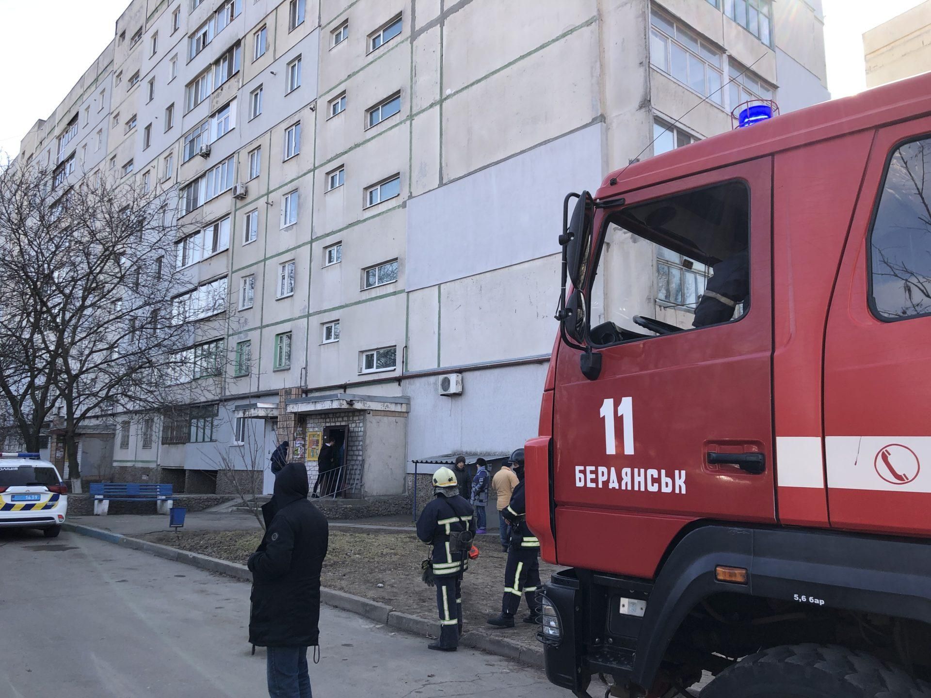 Взрыв гранаты многоэтажки в Бердянске 10.03.2021