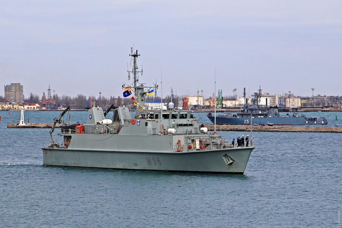 Корабли НАТО впервые в 2021зайшлы в порт Одессы: фото