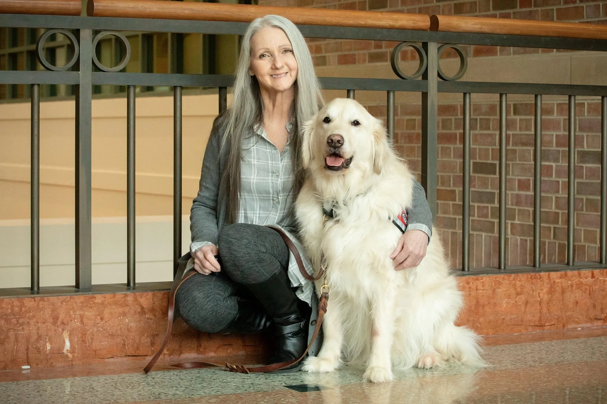 Сэмпсон стал первой собакой, которой разрешили находиться в лаборатории университета