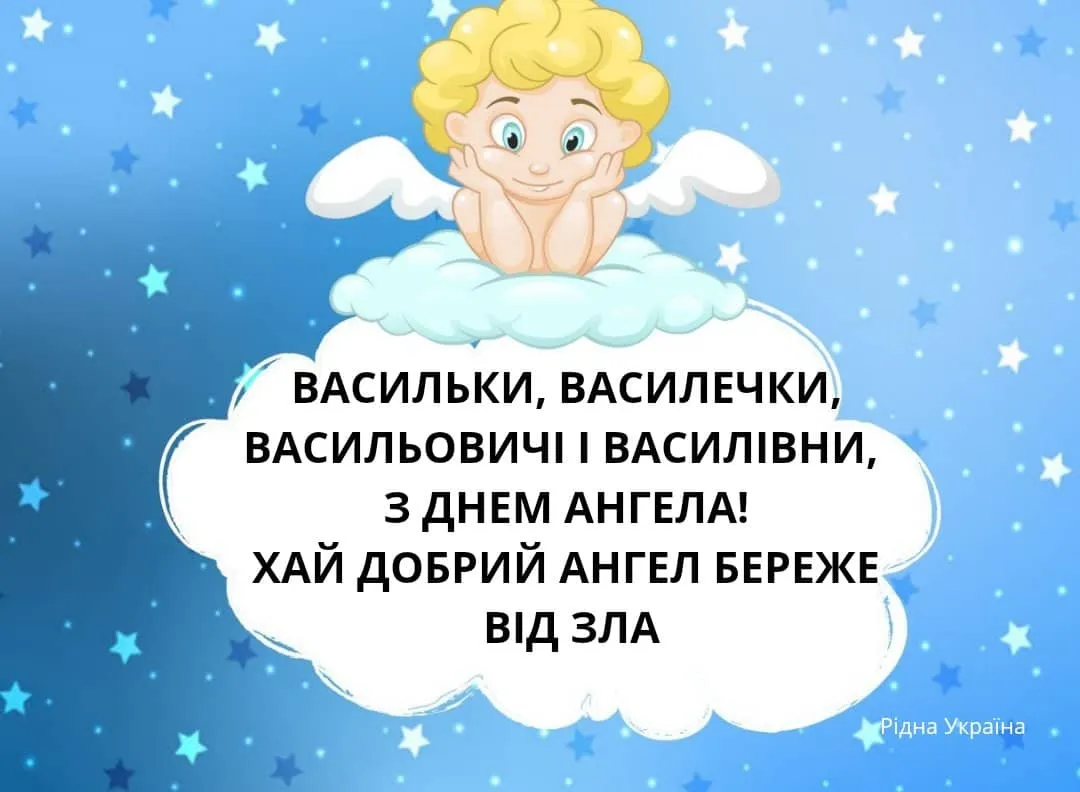 День Ангела Василя листівки День Ангела Василя листівки