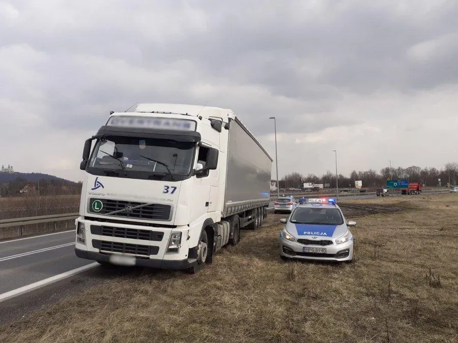 Випив за кермом пляшку горілки: у Польщі затримали п'яного львівського далекобійника – фото