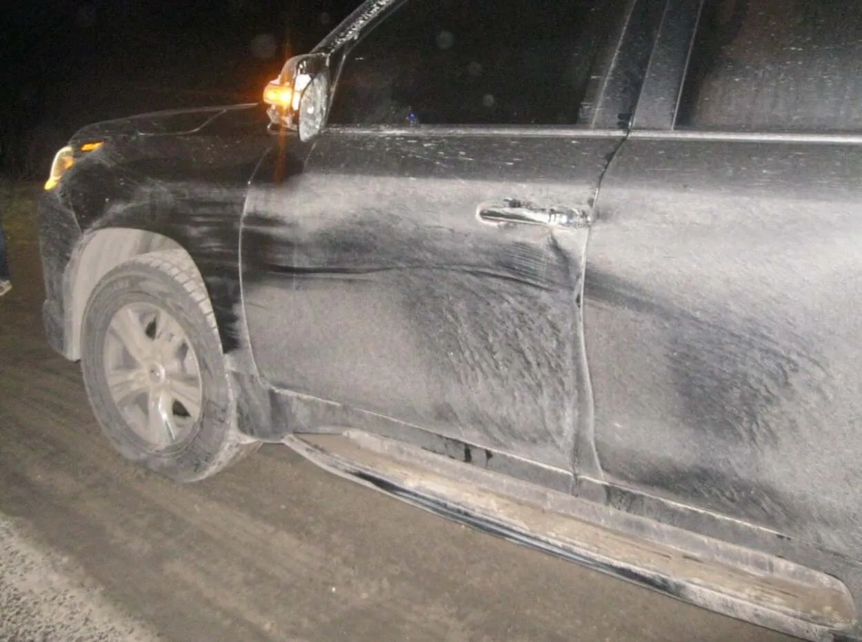 На Львівщині водій Lexus на смерть збив чоловіка: фото