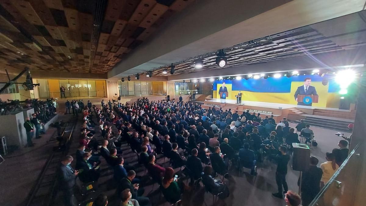 Слуга народа 13.03.2021 провела масштабный съезд партии
