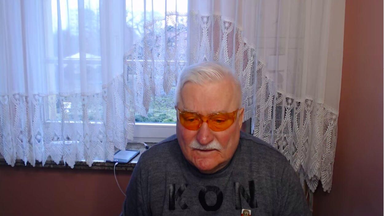 Лех Валенса записав відеозвернення перед операцією Лех Валенса записав відеозвернення перед операцією