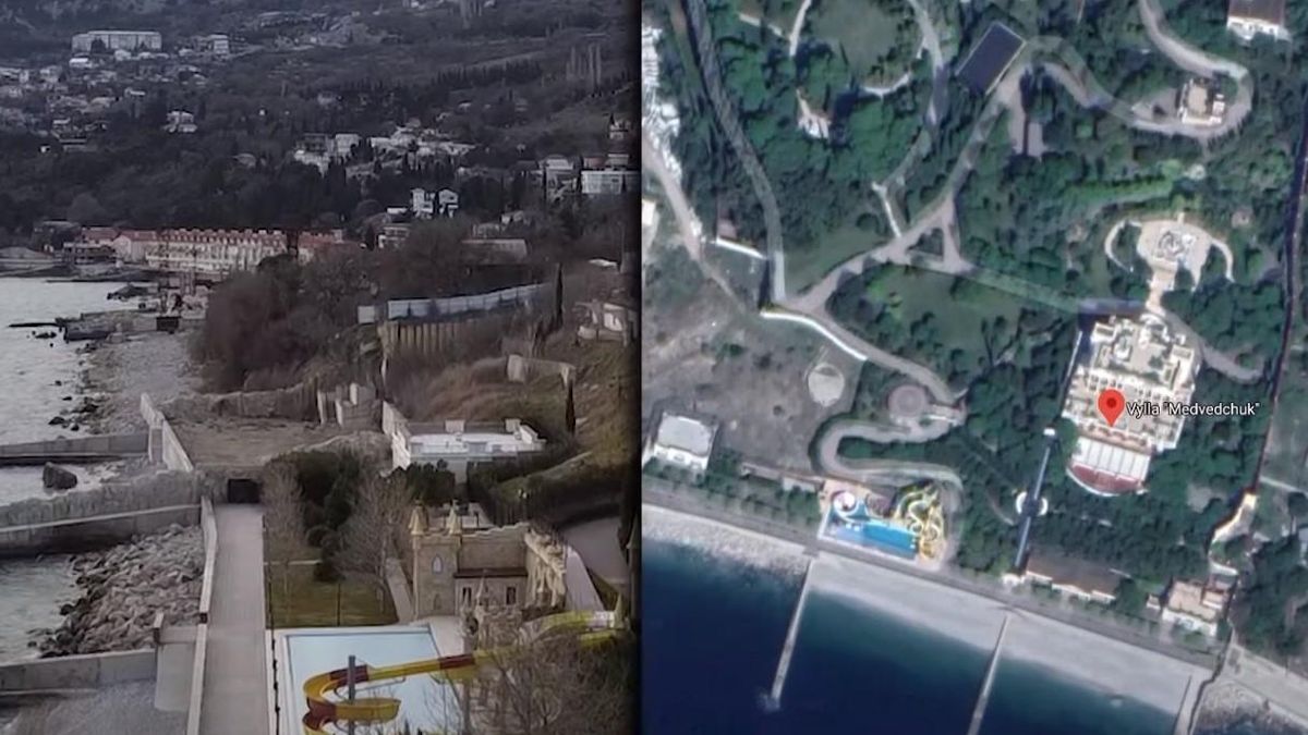 СМИ показали дворец Медведчука в оккупированном Крыму, где гостил Путин