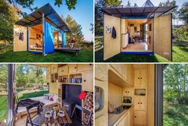 Повторное использование: дом из транспортного контейнера, который удивляет уютом – фото и видео 