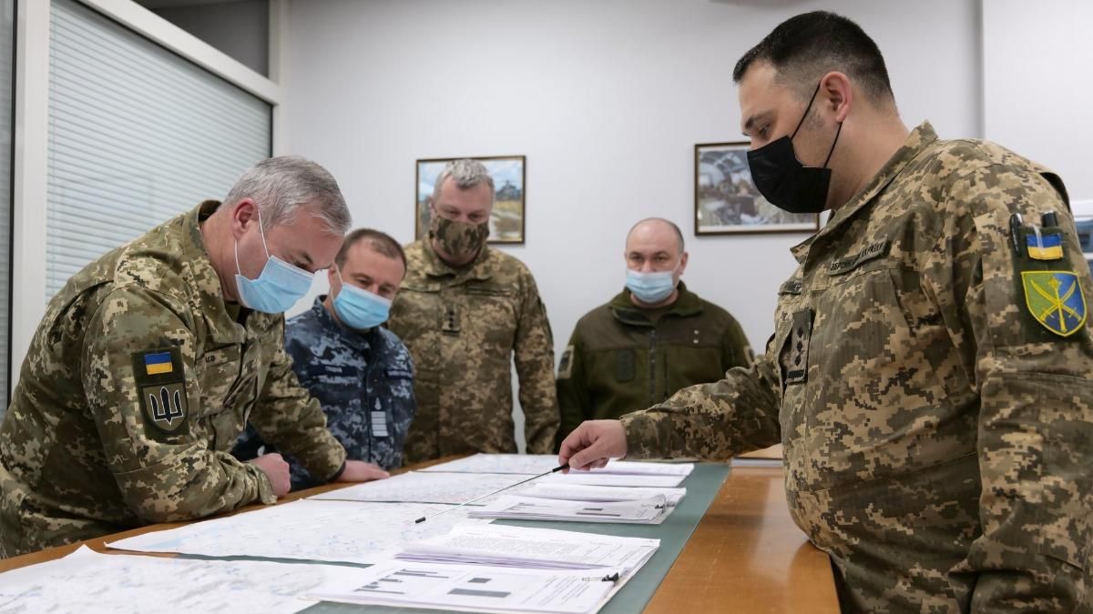 У ЗСУ проводять тренування штабів для відсічі ворога: фото