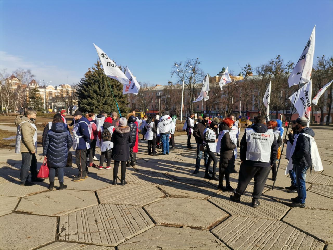 В Полтаве ФОПы под ОГА требуют честного карантина для бизнеса