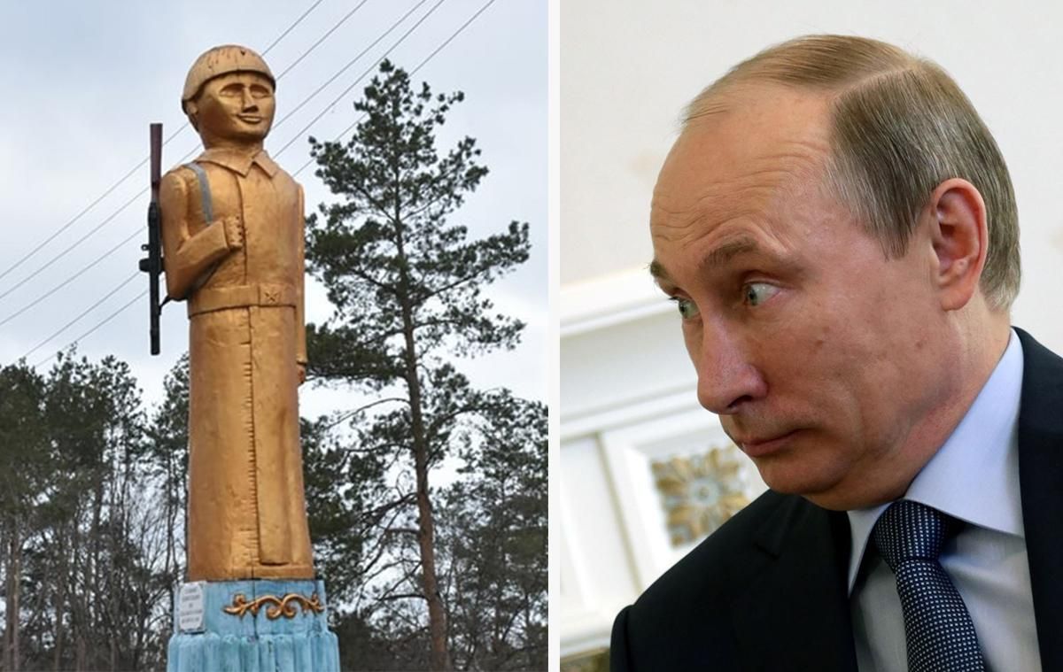 На Житомирщине памятник погибшим солдатам сравнили с Путиным: фото