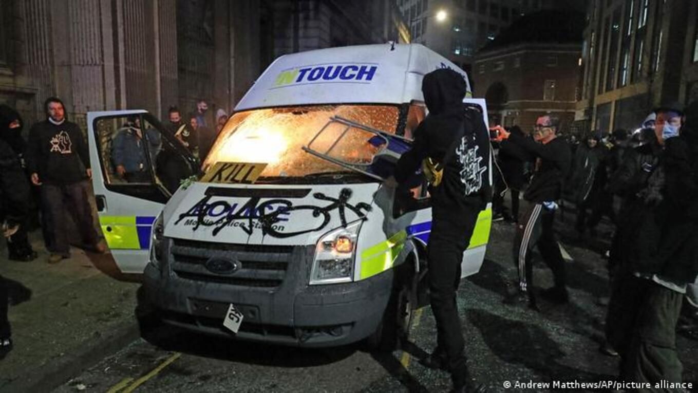 В Британии из-за закона о полиции произошли протесты
