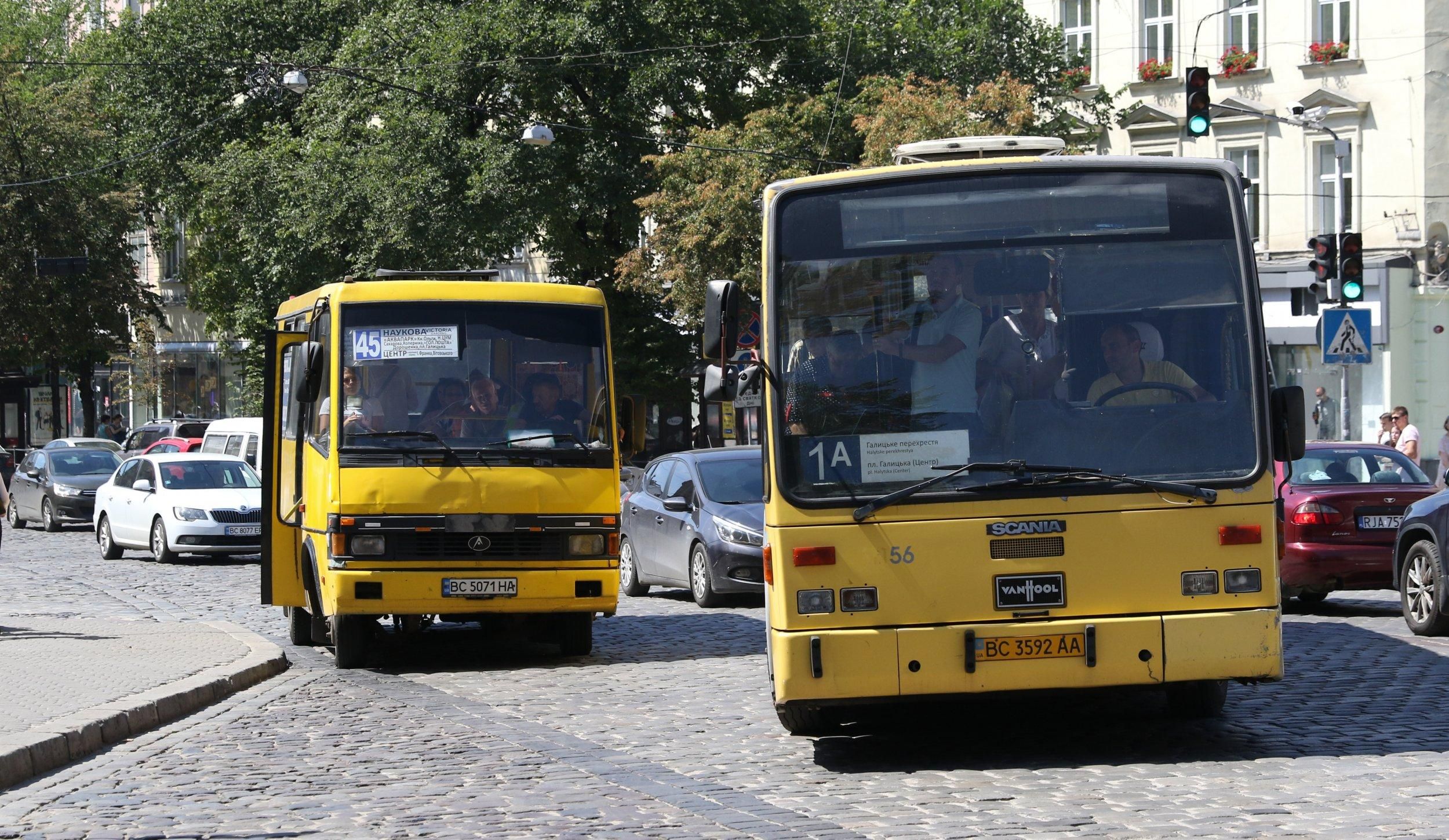 У Львові 6 автобусів змінять маршрути руху 