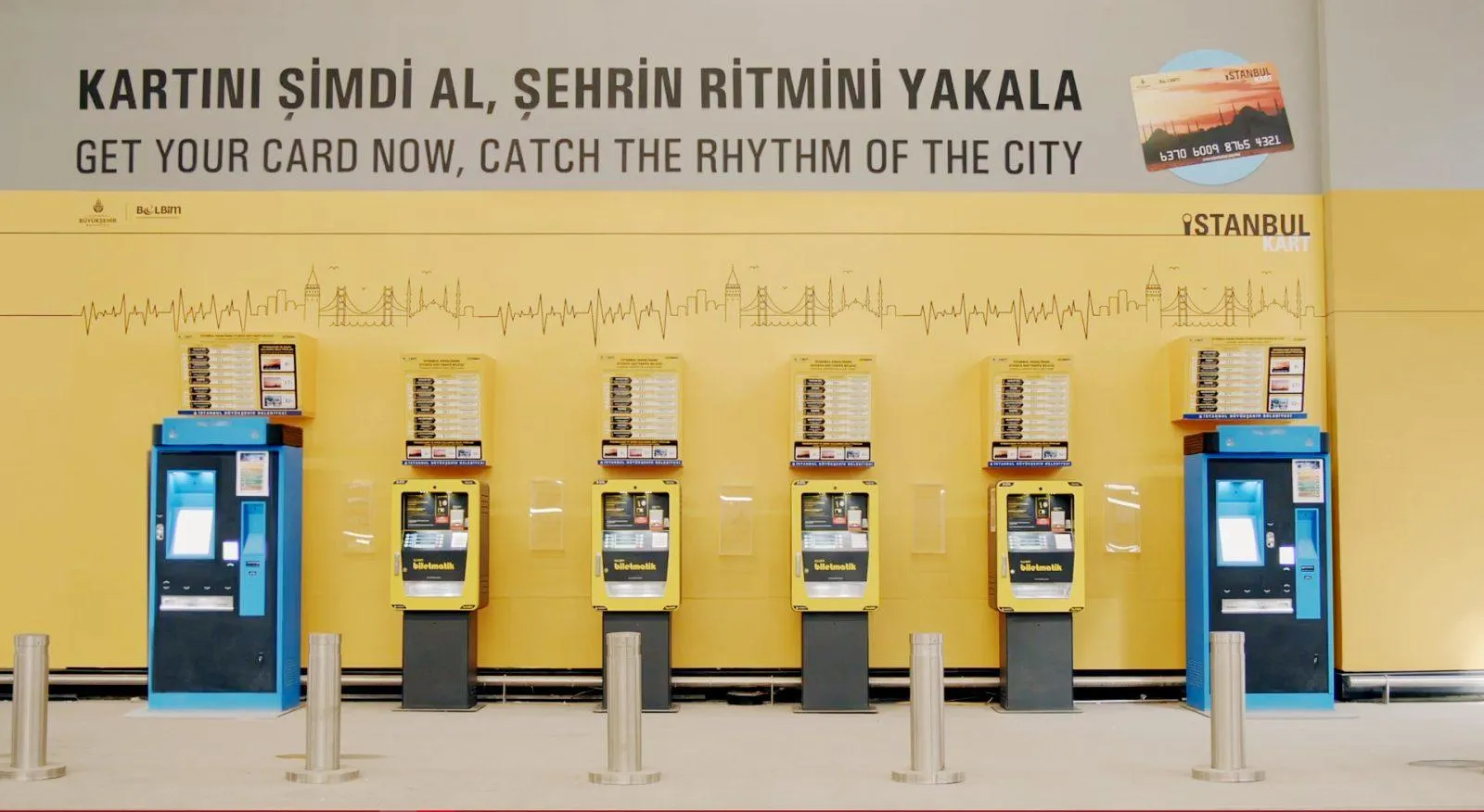 Автомати для купівлі Istanbul card