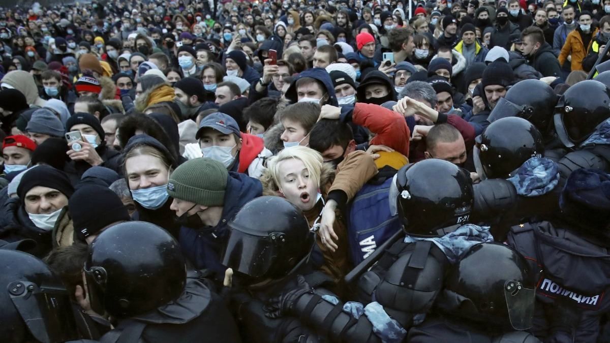 У Росії збирають півмільйонний мітинг за Навального