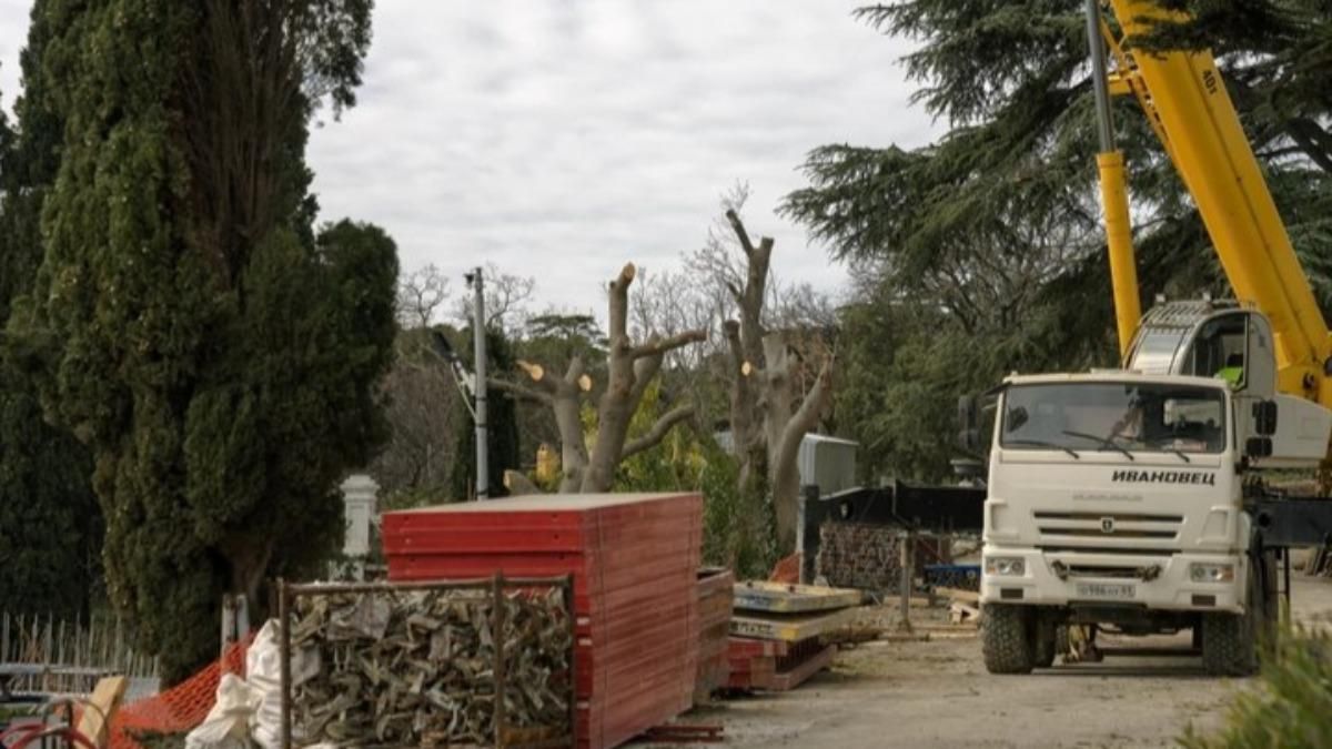 Окупанти руйнують Фороський парк у Криму: прокуратура відкрила справу Окупанти руйнують Фороський парк у Криму: прокуратура відкрила справу