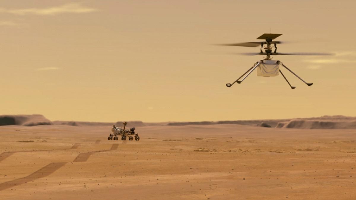 Вертоліт Ingenuity готується до першого польоту на Марсі