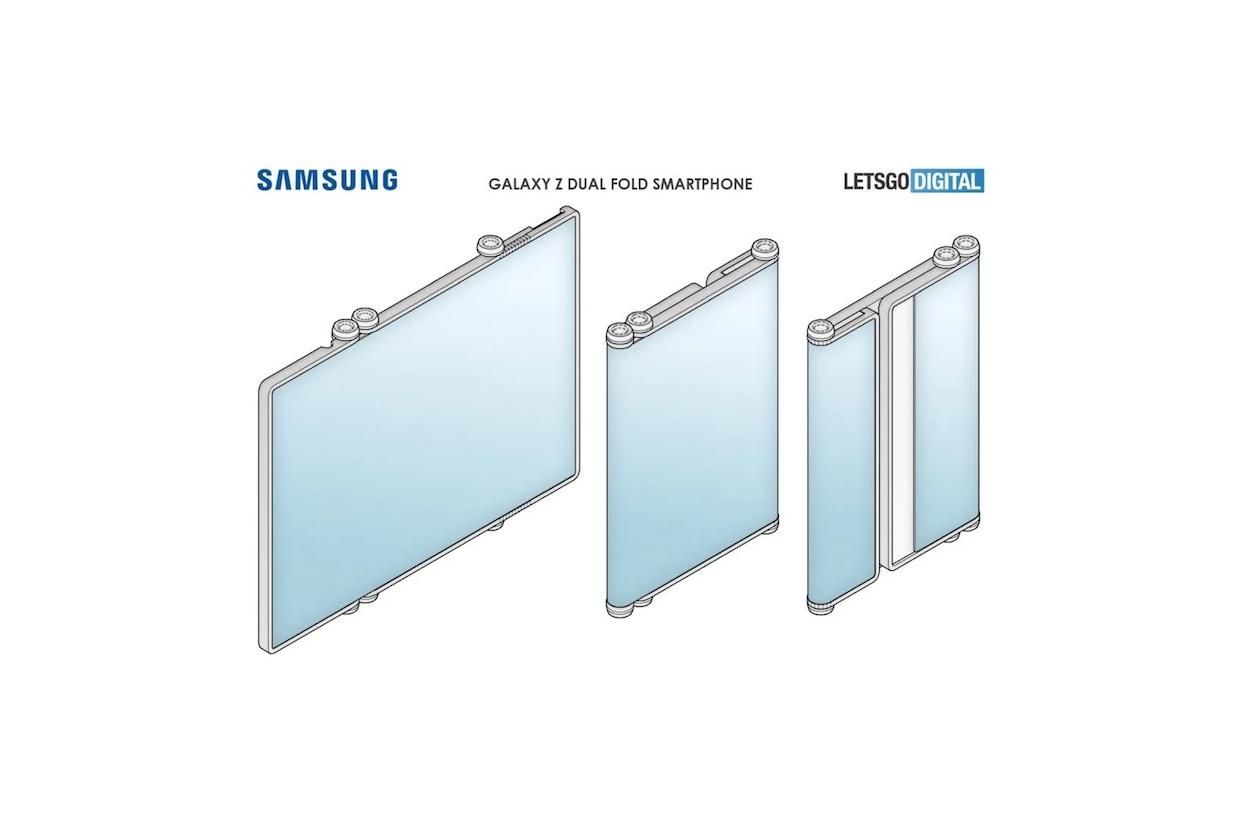 Samsung розробляє гнучкий смартфон, який складається двічі