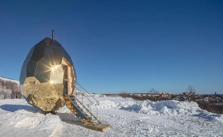 Сауна у формі яйця