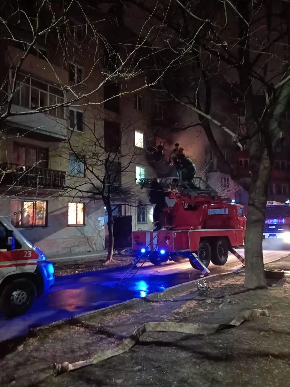 Пожежа в Івано-Франківську 28 березня
