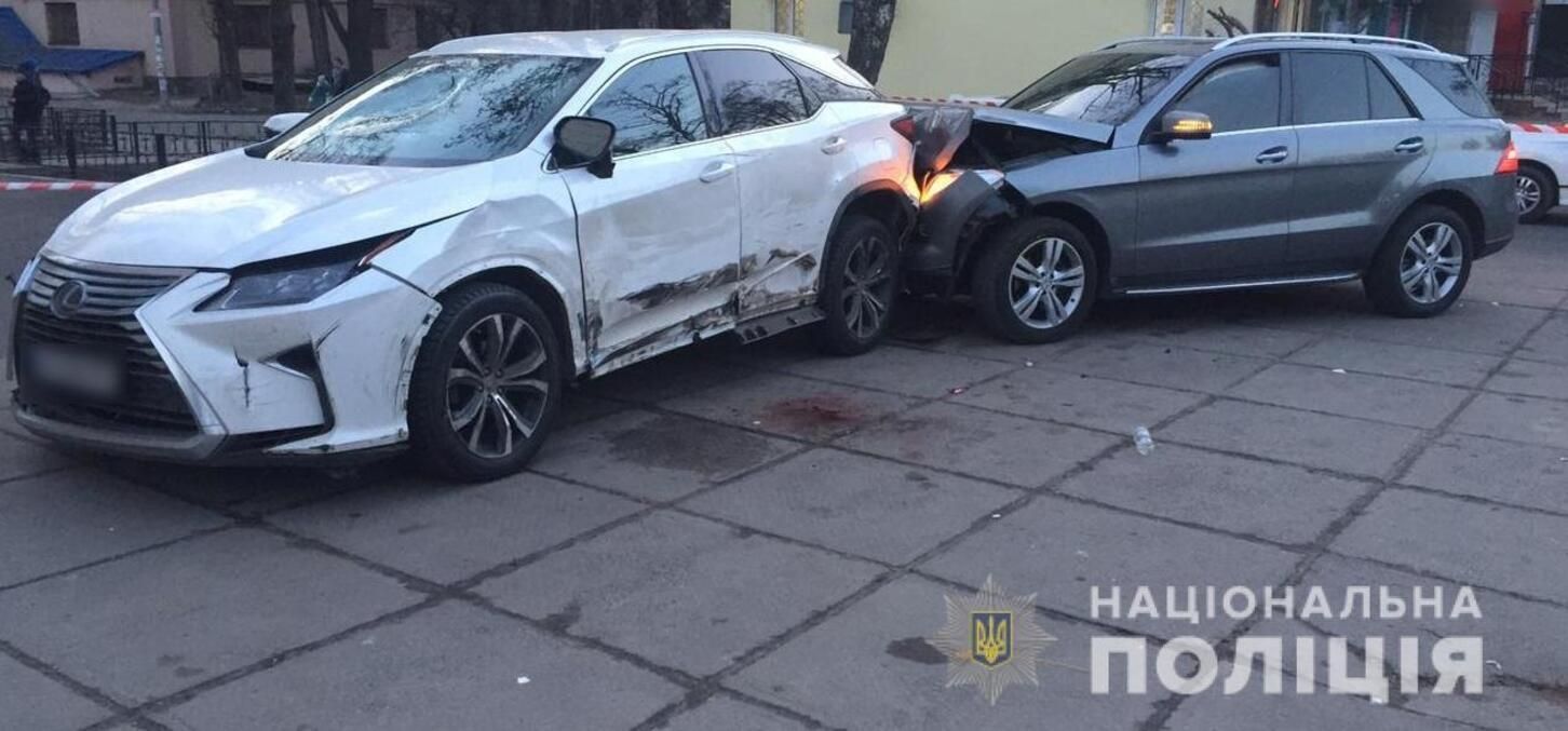 У Броварах озброєні чоловіки жорстоко побили водія Lexus