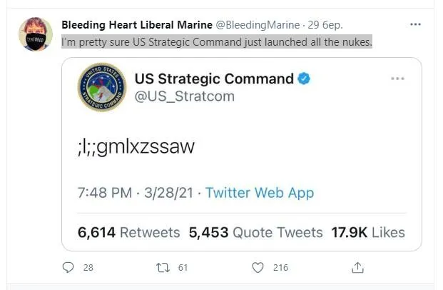 Ядерне агентство США, опублікувало загадковий твіт, що став вірусним та причиною для мемів
