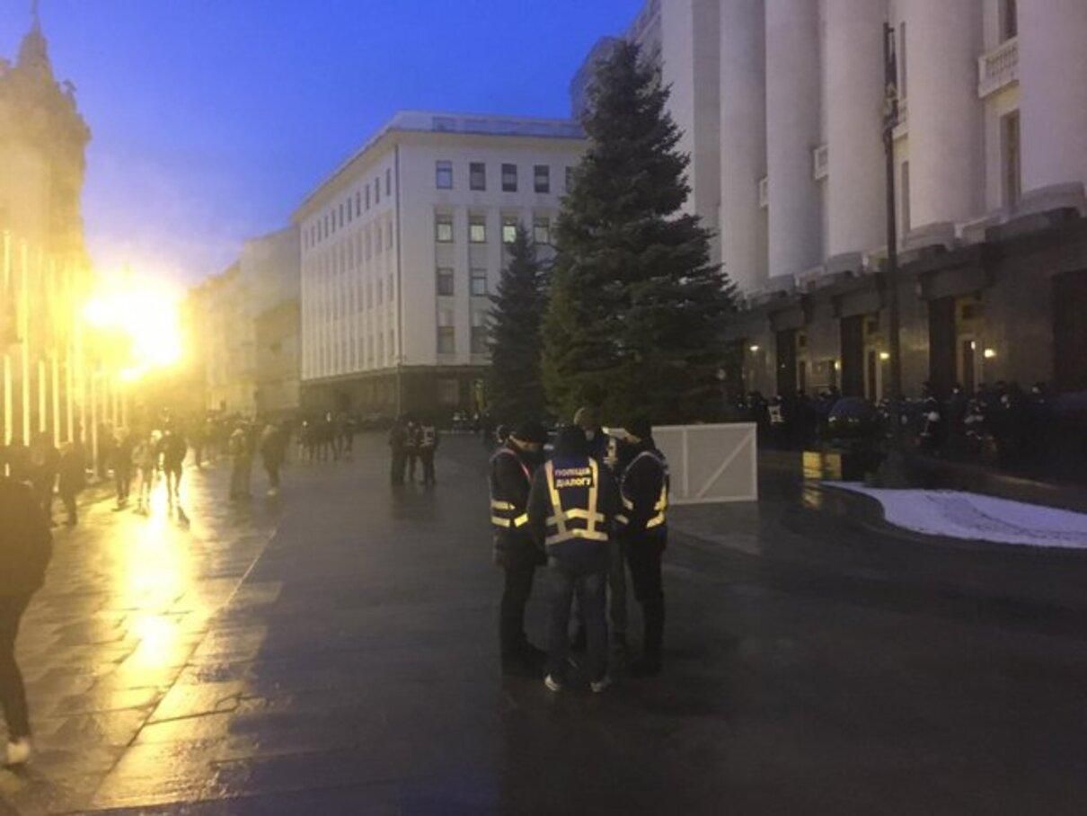 Поліції діалогу загрожувала небезпека, – Клименко про протест під ОП