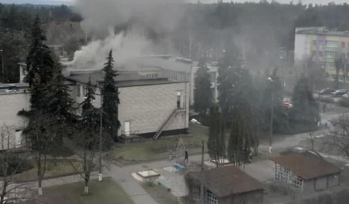 Под Киевом в детском саду произошел масштабный пожар