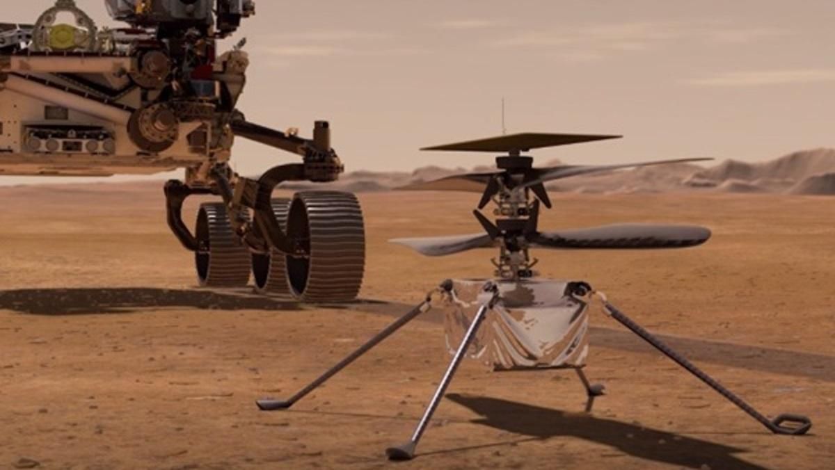 NASA развернуло марсианский вертолет под ровером и подготовило его к высадке