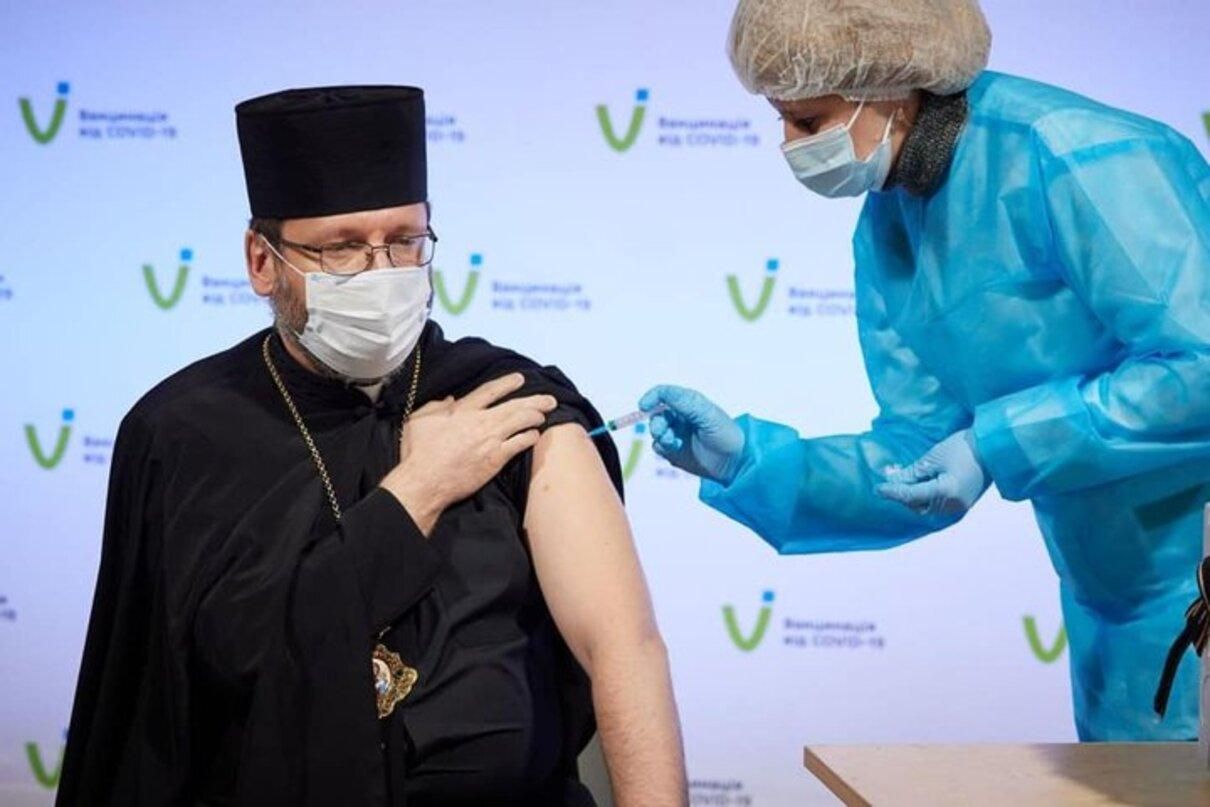 Глава УГКЦ  Святослав про вакцинацію: немає підстав відмовлятися