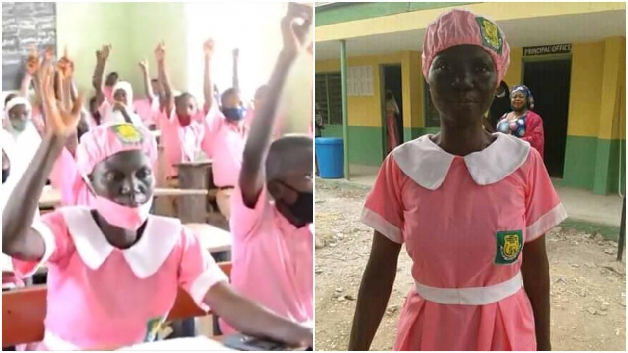 У Нігерії жінка у 50 років вперше пішла до школи: фото 