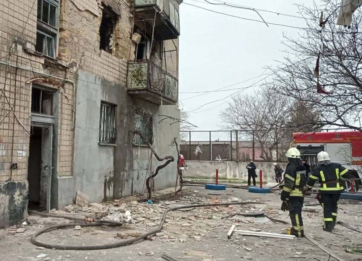 Взрыв бытового газа в жилом доме в Одессе 02.04.2021