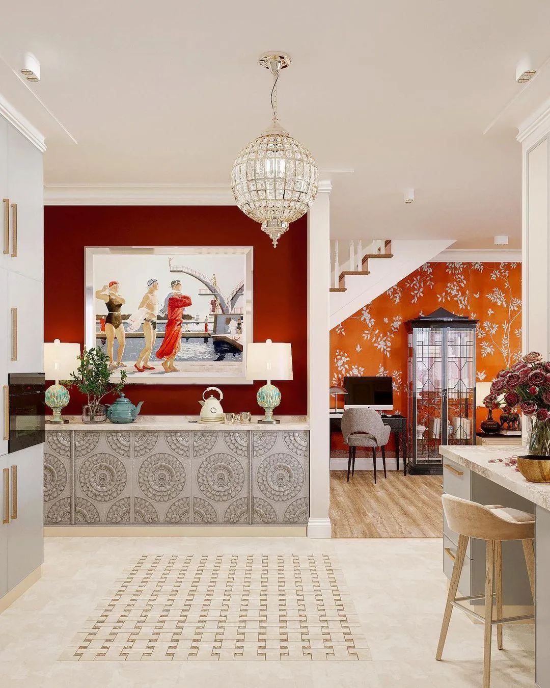 кольовий інтерєр кольовий інтерєр