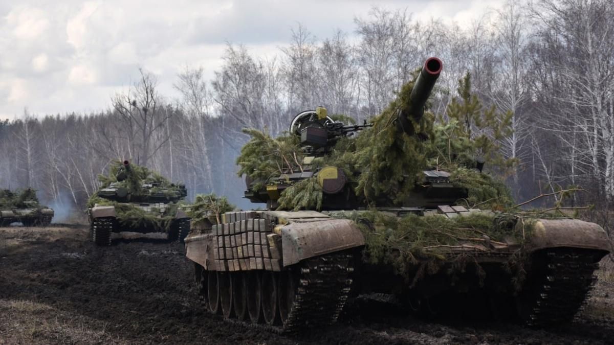 В зоне ООС состоялись учения украинских танкистов резерва