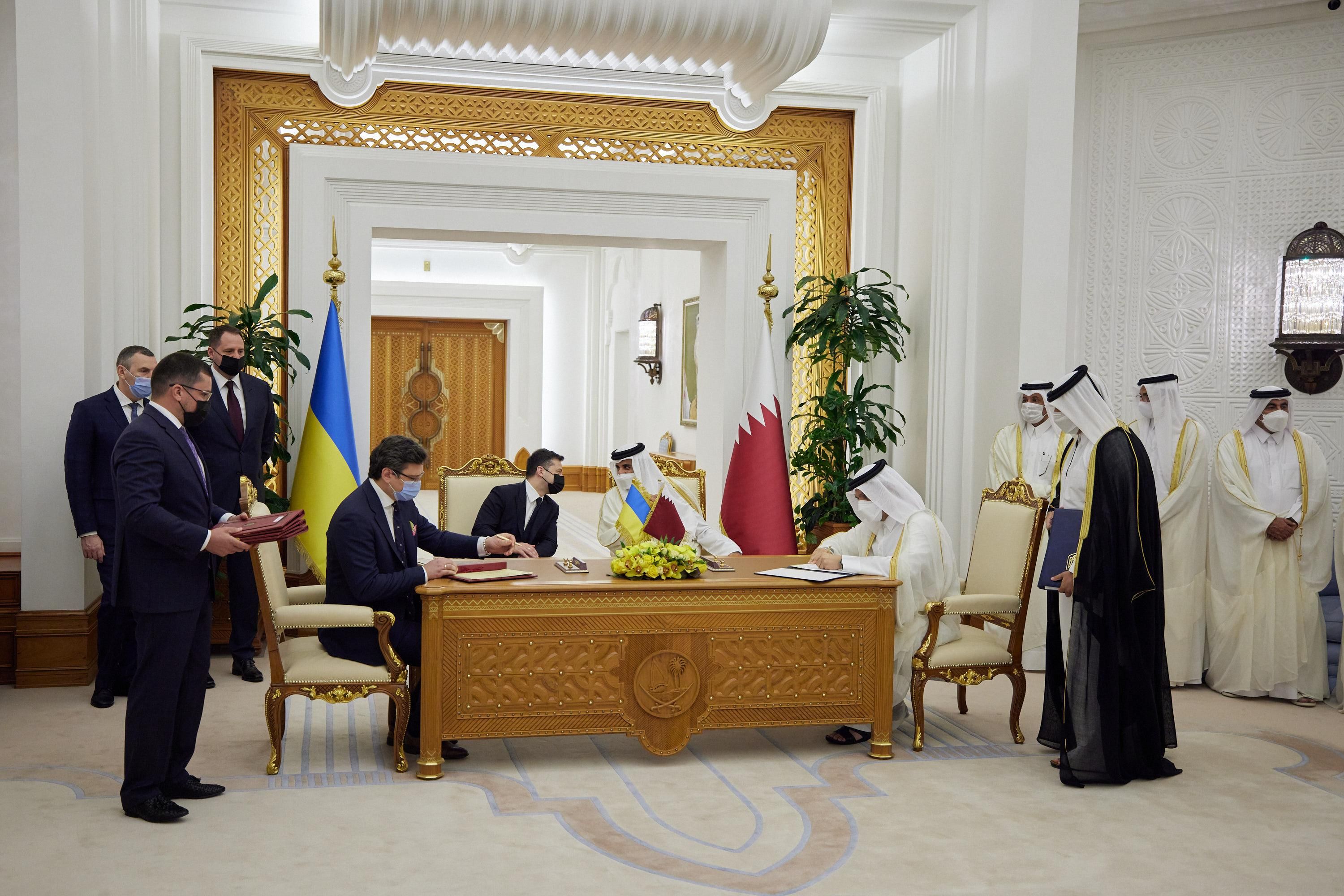 В Катаре подписали ряд важных для Украины документов