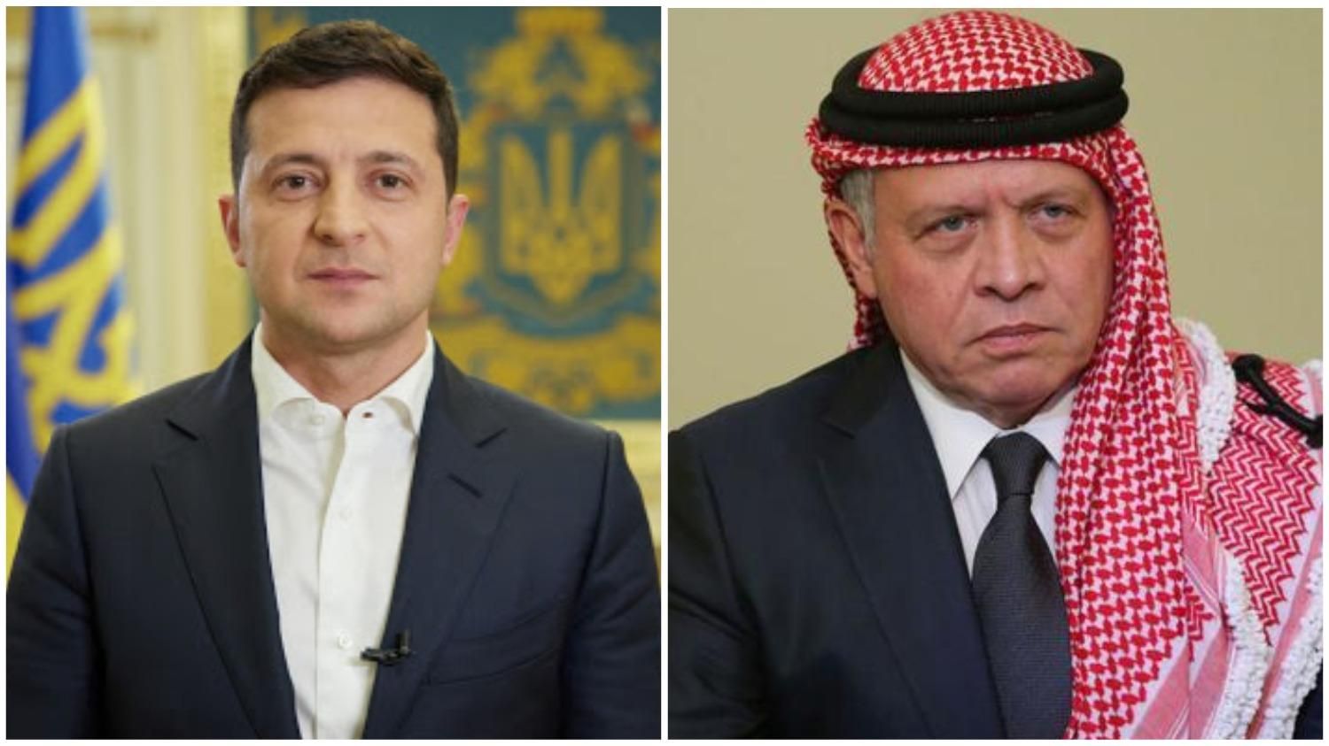 Зеленський провів переговори з королем Йорданії Зеленський провів переговори з королем Йорданії