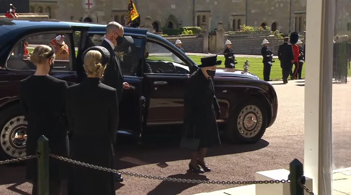 Єлизавета II  похорон принца Філіпа