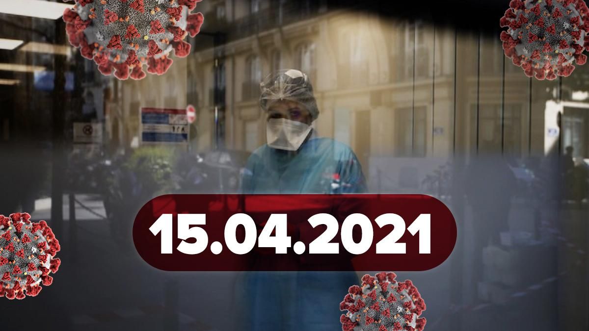 Коронавирус Украина, новости 15 апреля 2021 – статистика