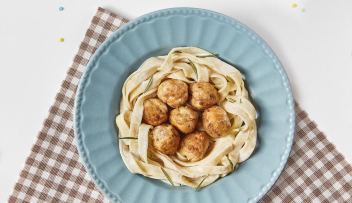Тальятелле с куриными болами: рецепт