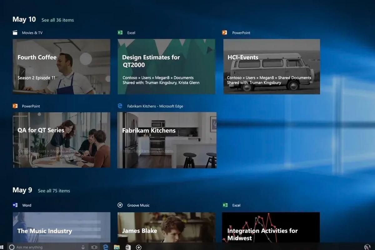 Microsoft видалить Часову шкалу з Windows 10