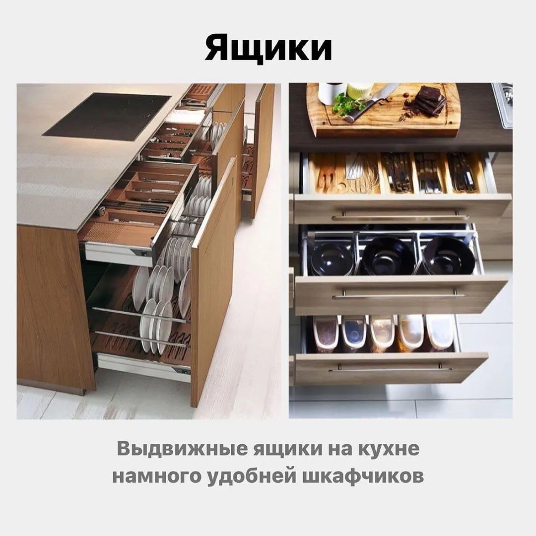 ящика для кухни
