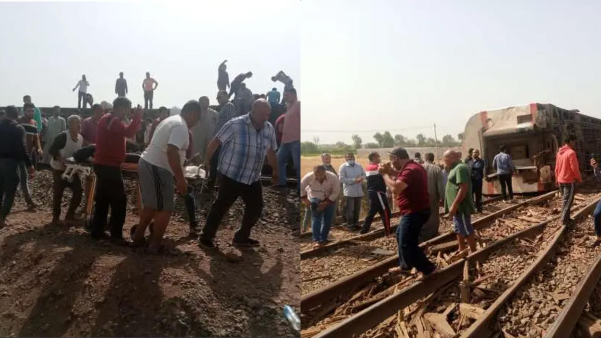 В Египте поезд сошел с рельсов: есть пострадавшие и погибшие - видео