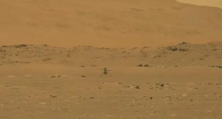 Ingenuity у повітрі Ingenuity у повітрі