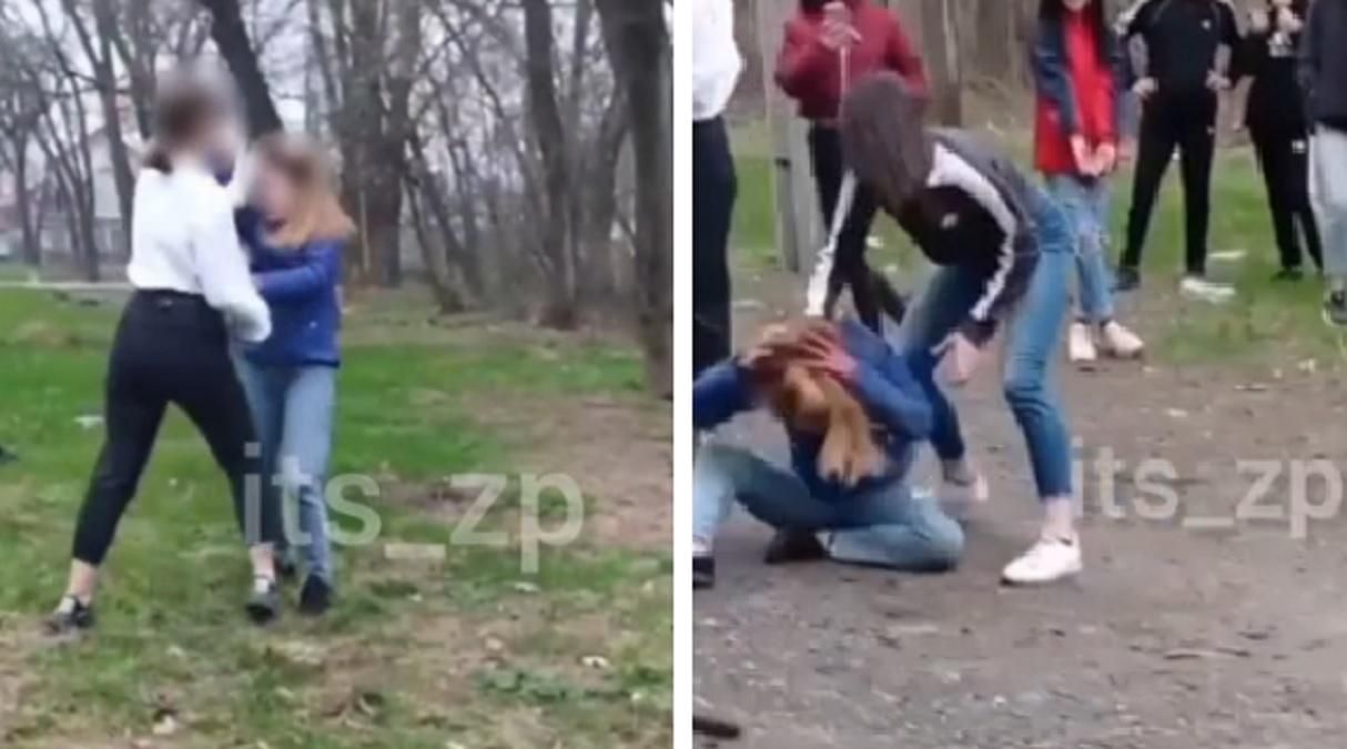 В Запорожье 2 старшеклассницы избили 13-летнюю девушку: видео