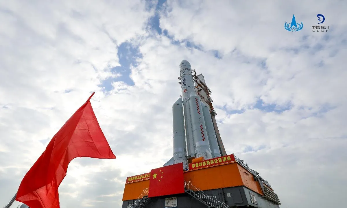 Место запуска ракет в Китае