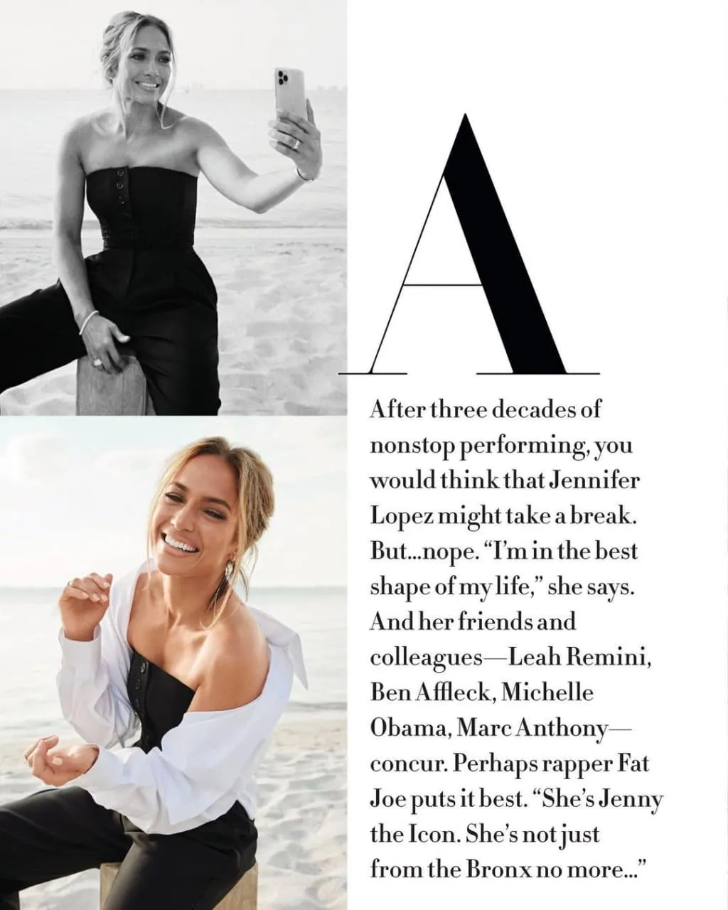 Дженніфер Лопес знялася у фотосесії для InStyle / Фото з інстаграму Дженніфер Лопес знялася у фотосесії для InStyle / Фото з інстаграму