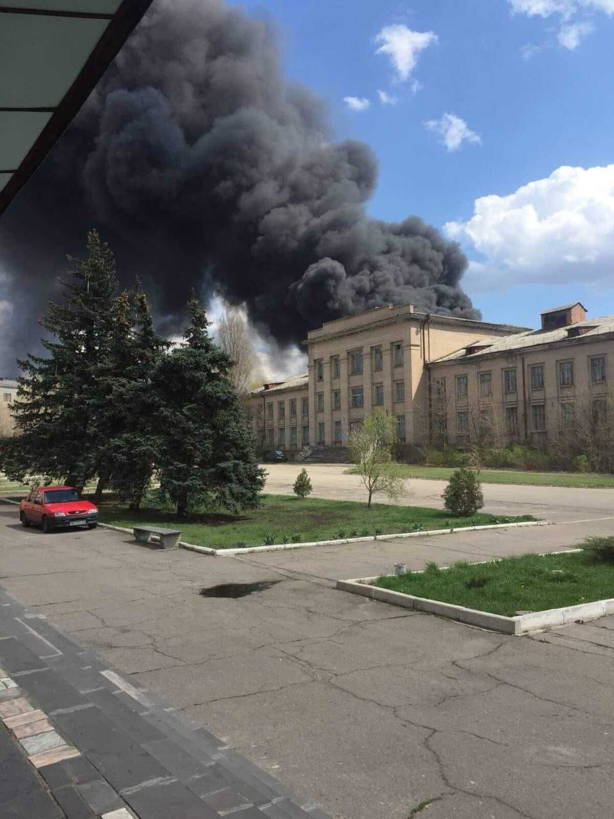 На Луганщині трапилася пожежа у військовій частині 22 квітня 2021