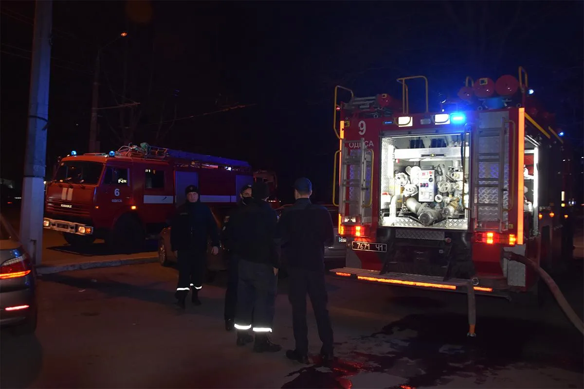 Пожежа в ресторані Одеси Пожежа в ресторані Одеси